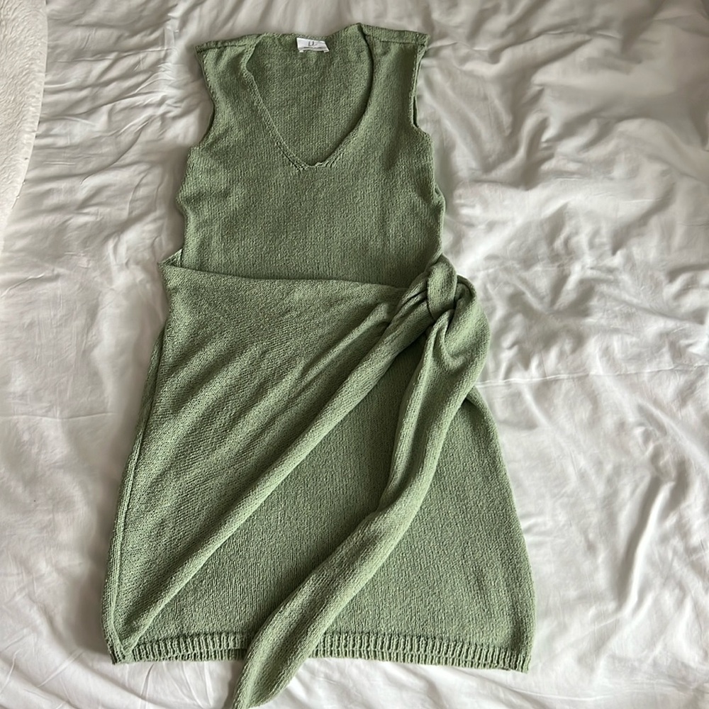 Bobbles and Lace size small wrap dress